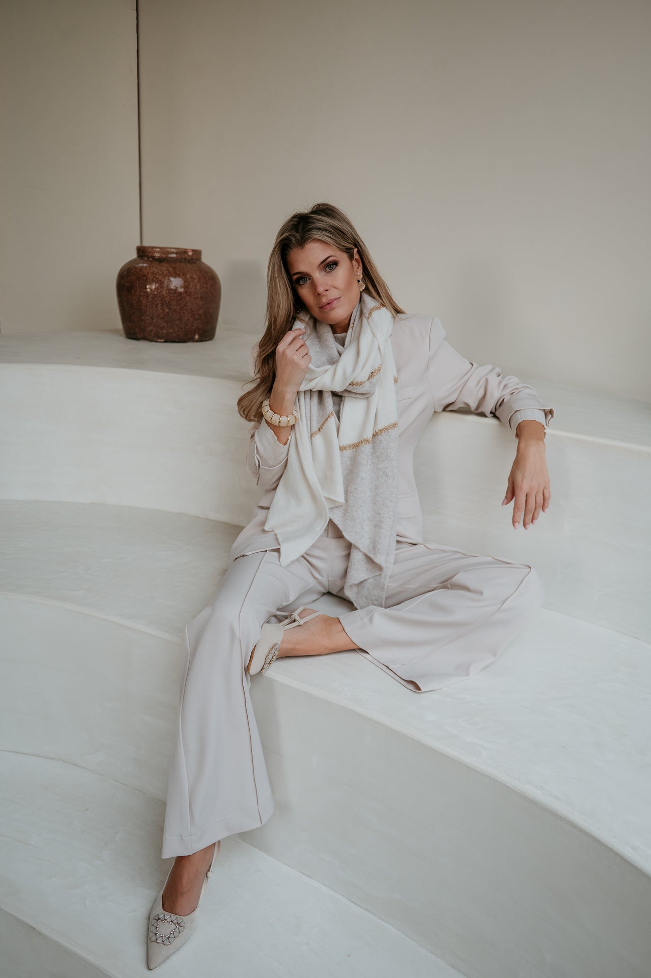 Monde scarf I Ecru - Wild Souls by JV® - Scarfs