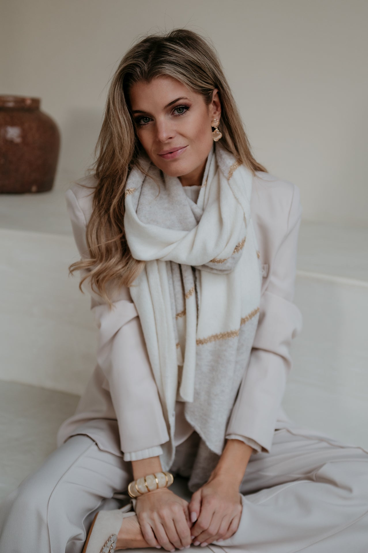 Monde scarf I Ecru - Wild Souls by JV® - Scarfs