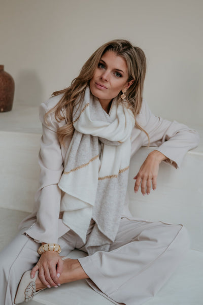 Monde scarf I Ecru - Wild Souls by JV® - Scarfs