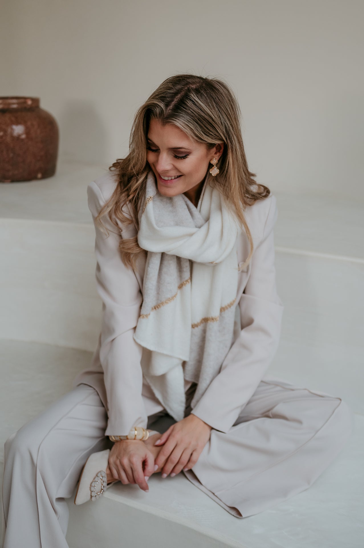 Monde scarf I Ecru - Wild Souls by JV® - Scarfs