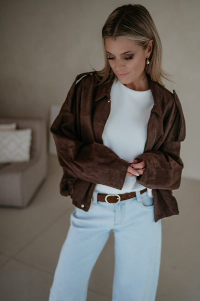 Mormora jacket I Chocolate Brown - Wild Souls by JV® - Jackets
