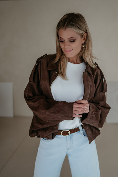 Mormora jacket I Chocolate Brown - Wild Souls by JV® - Jackets