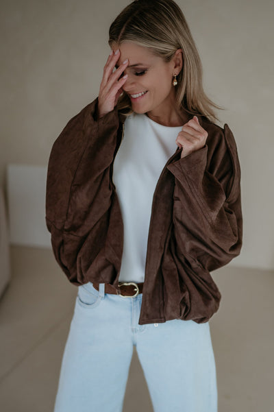 Mormora jacket I Chocolate Brown - Wild Souls by JV® - Jackets