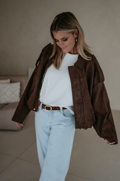 Mormora jacket I Chocolate Brown - Wild Souls by JV® - Jackets