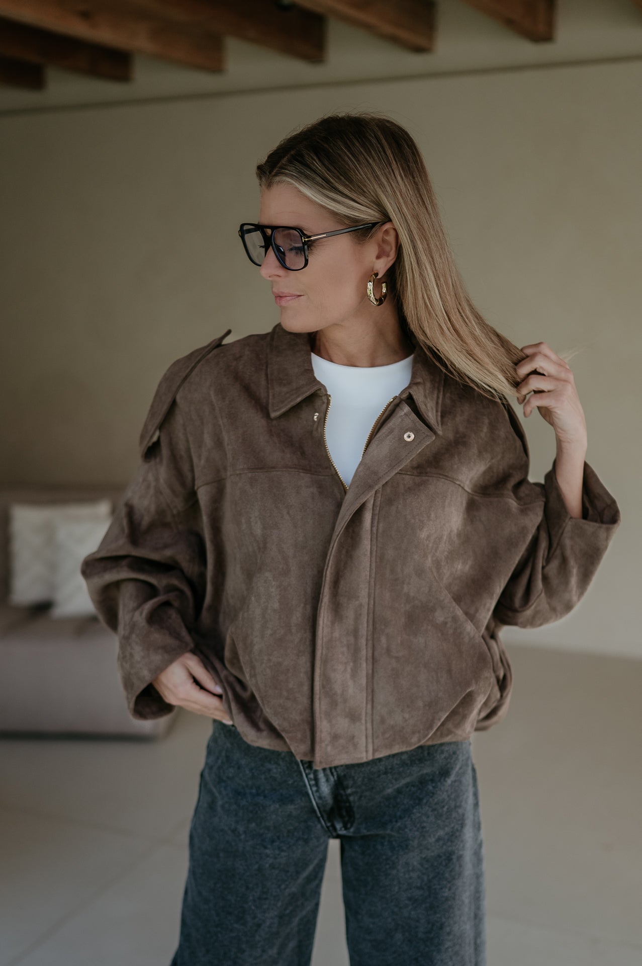 Mormora jacket I Taupe - Wild Souls by JV® - Jackets