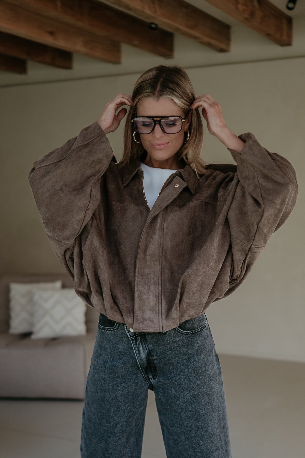 Mormora jacket I Taupe - Wild Souls by JV® - Jackets