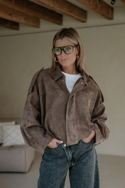 Mormora jacket I Taupe - Wild Souls by JV® - Jackets