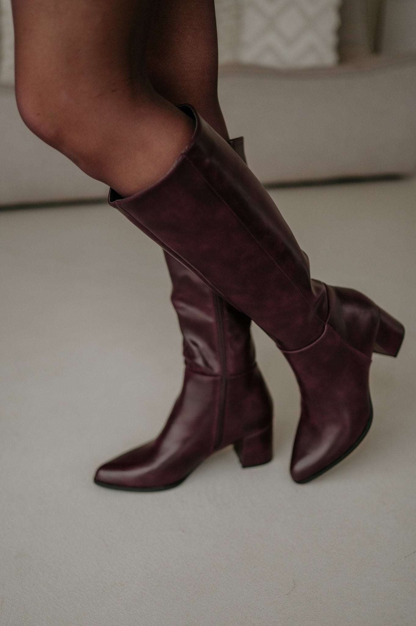 Mormorio boots I Burgundy - Wild Souls by JV® - Boots