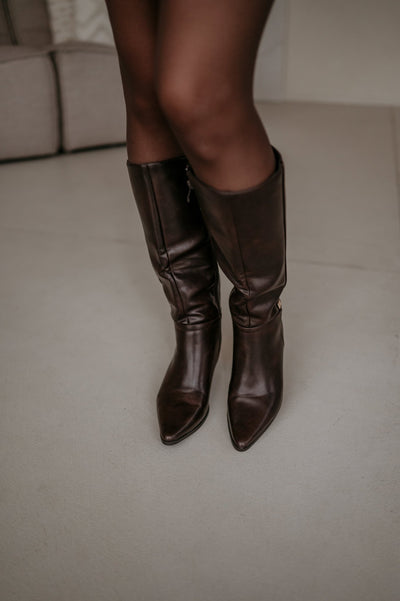 Mormorio boots I Chocolate Brown - Wild Souls by JV® - Boots
