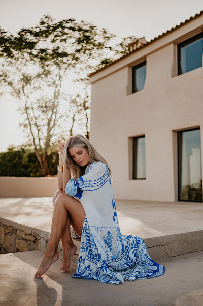 Mucchio dress I Blue - Wild Souls by JV® - Dresses