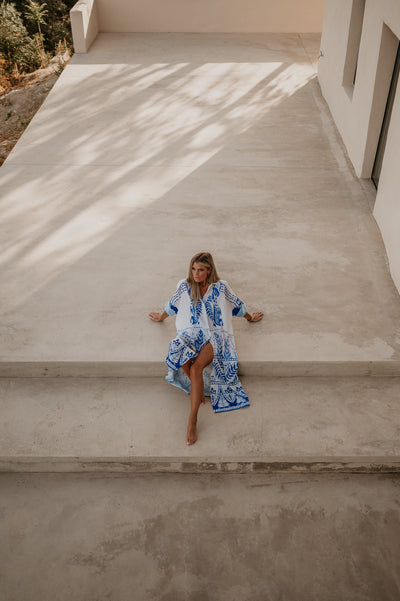 Mucchio dress I Blue - Wild Souls by JV® - Dresses