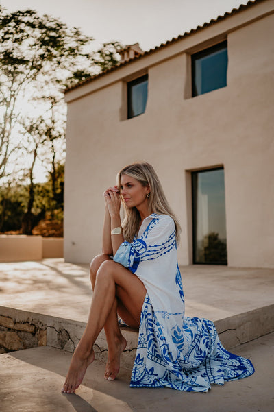 Mucchio dress I Blue - Wild Souls by JV® - Dresses