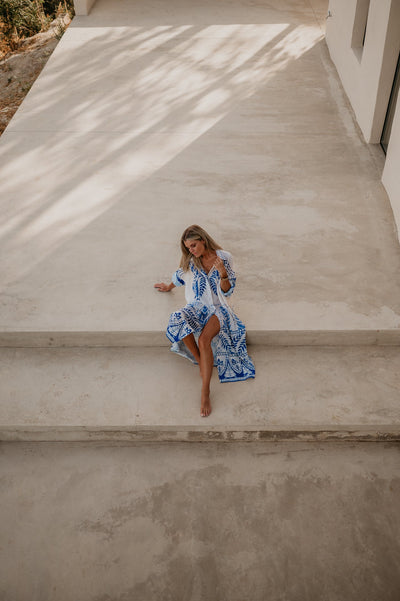 Mucchio dress I Blue - Wild Souls by JV® - Dresses