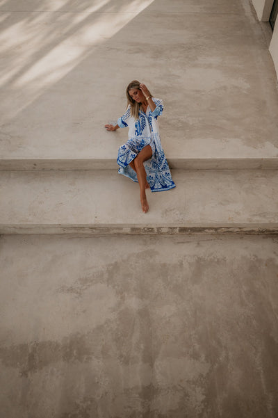 Mucchio dress I Blue - Wild Souls by JV® - Dresses
