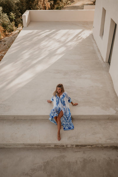 Mucchio dress I Blue - Wild Souls by JV® - Dresses