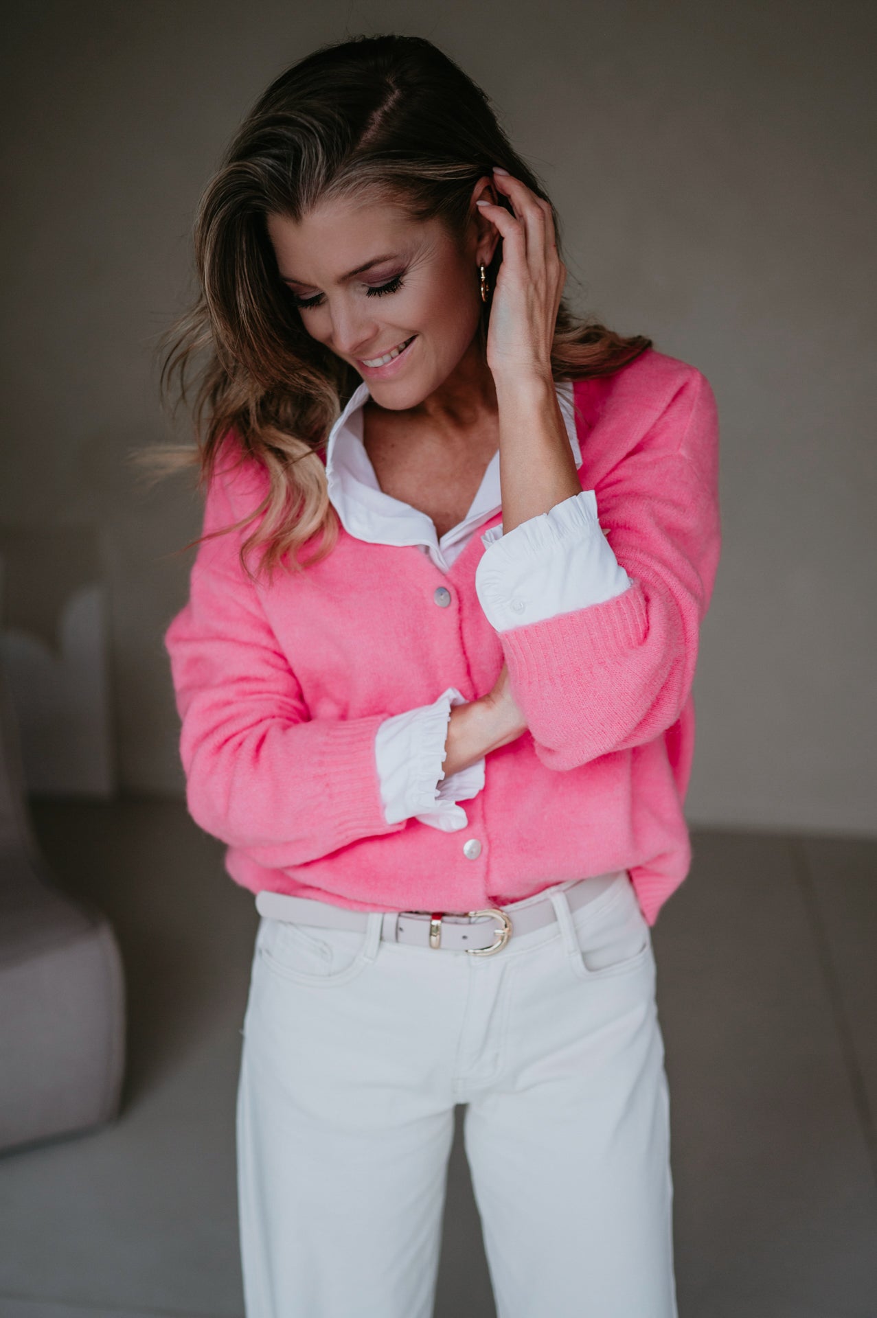 Muovi cardigan I Pink - Wild Souls by JV® - Cardigans