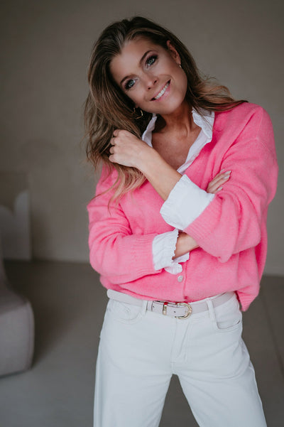 Muovi cardigan I Pink - Wild Souls by JV® - Cardigans