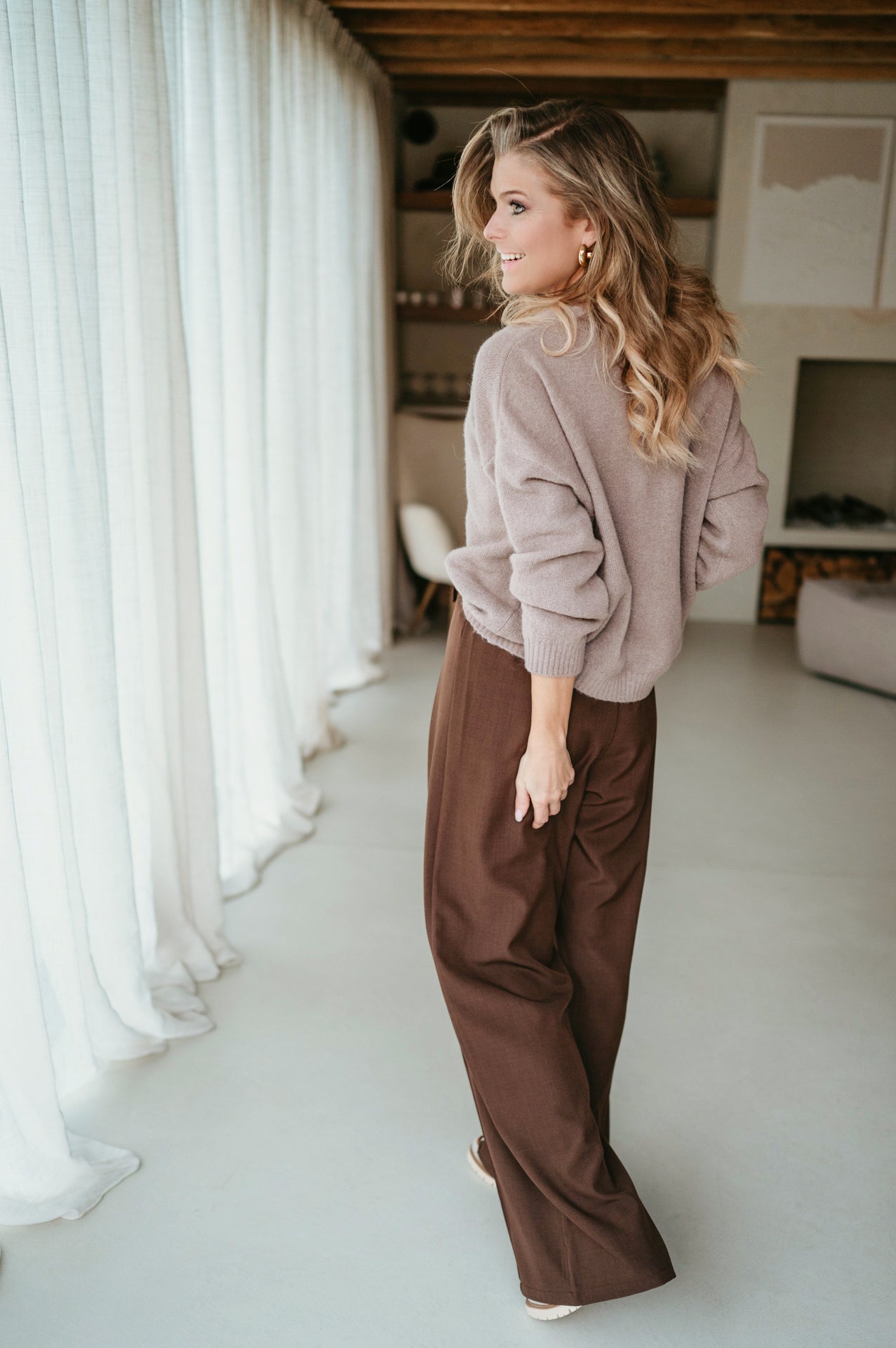 Muovi cardigan I Taupe - Wild Souls by JV® - Cardigans