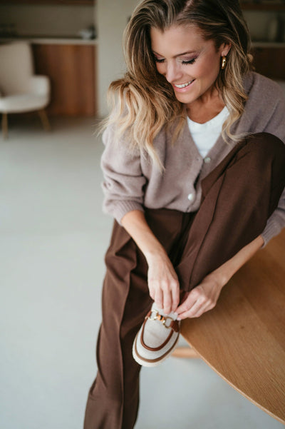 Muovi cardigan I Taupe - Wild Souls by JV® - Cardigans