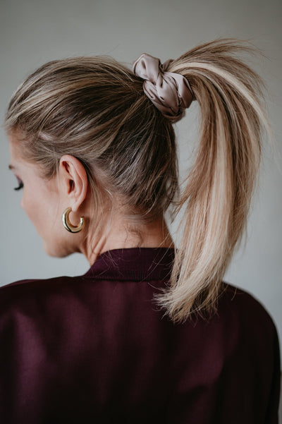 Nappa scrunchie I Beige - Wild Souls by JV® - Scrunchies