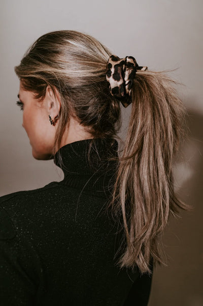 Nappa scrunchie I Leopard Brown - Wild Souls by JV® - Scrunchies