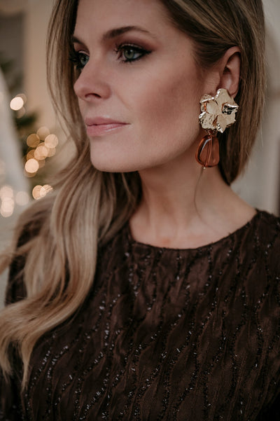 Nede earrings I Gold - Wild Souls by JV® - Earrings