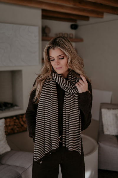 Nedio scarf I Brown & Beige - Wild Souls by JV® - Scarfs