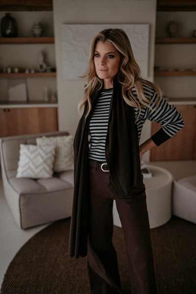 Nedio scarf I Chocolate Brown - Wild Souls by JV® - Scarfs