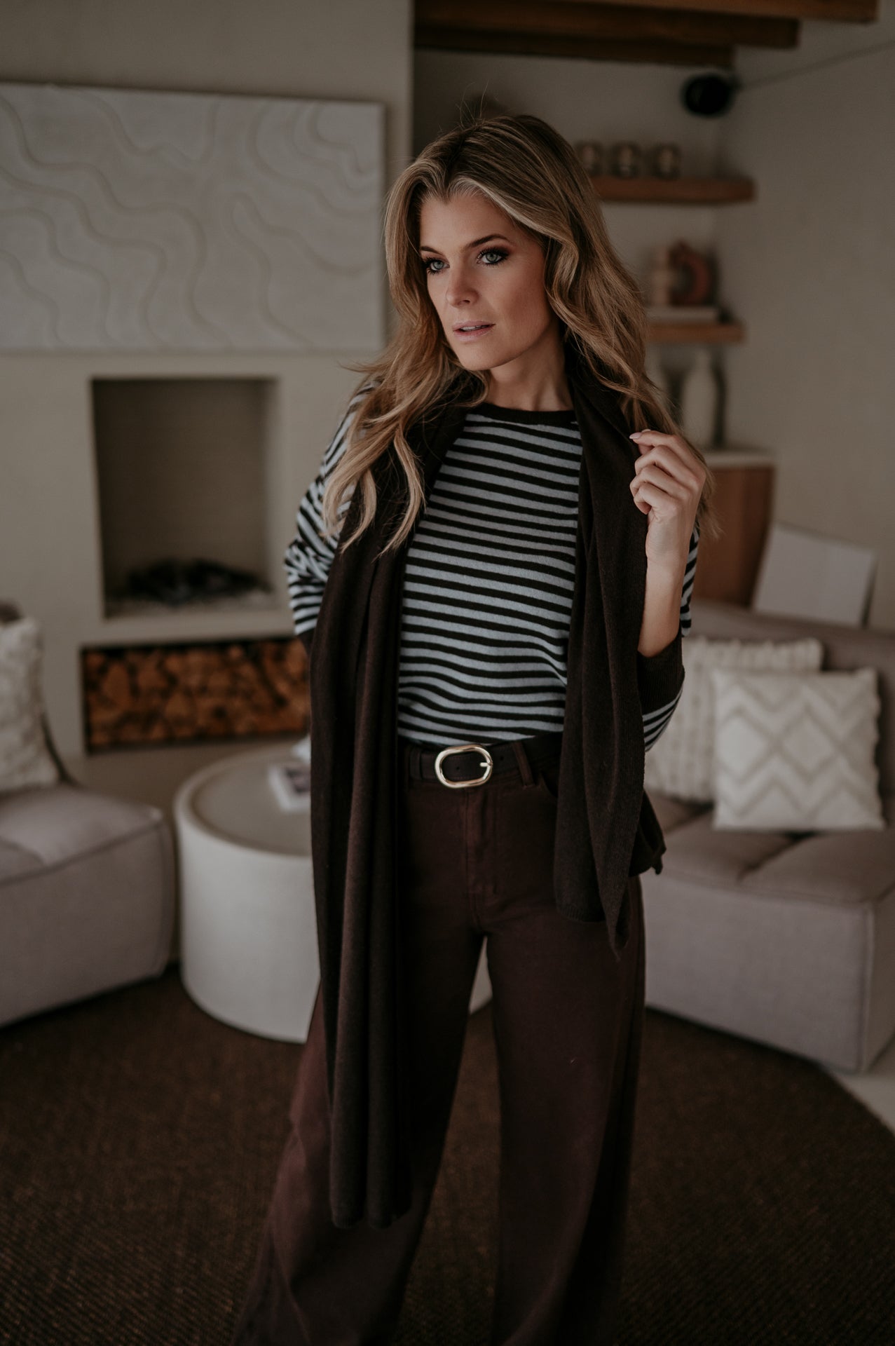 Nedio scarf I Chocolate Brown - Wild Souls by JV® - Scarfs