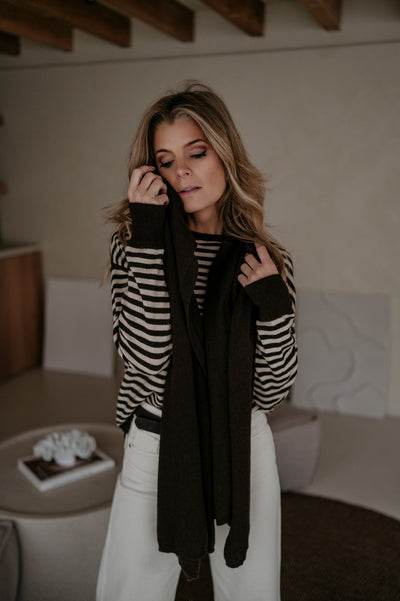 Nedio scarf I Chocolate Brown - Wild Souls by JV® - Scarfs