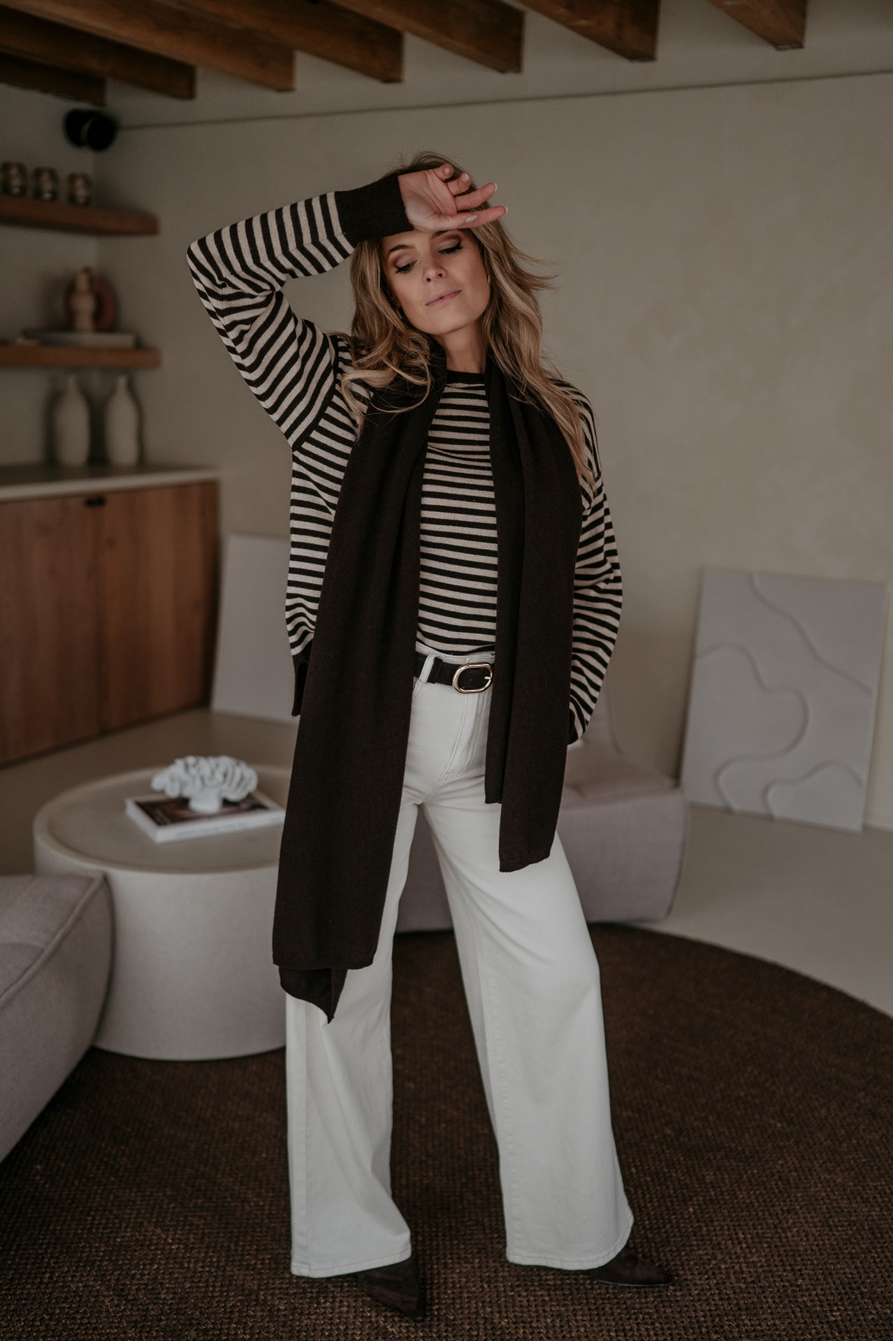 Nedio scarf I Chocolate Brown - Wild Souls by JV® - Scarfs