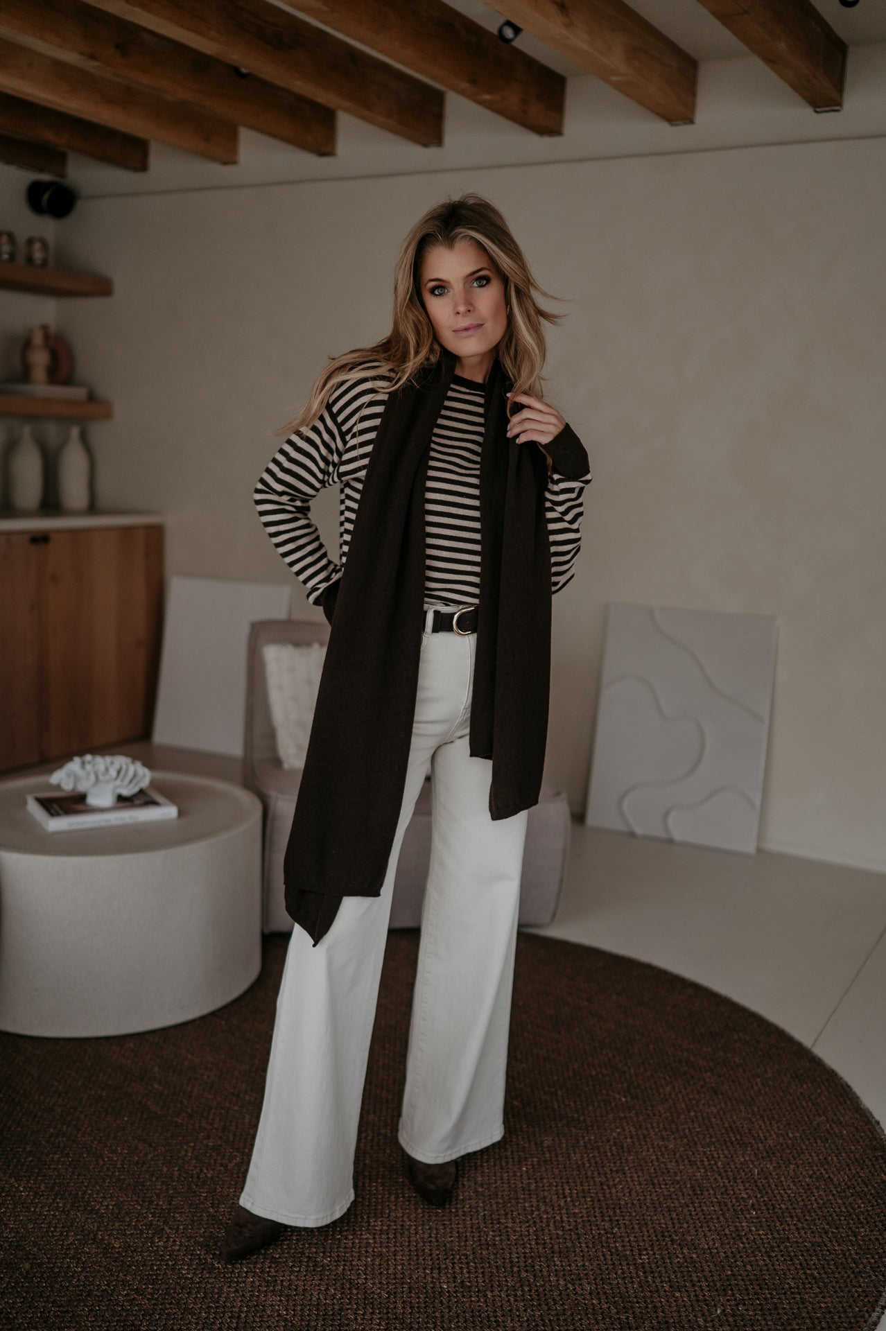 Nedio scarf I Chocolate Brown - Wild Souls by JV® - Scarfs