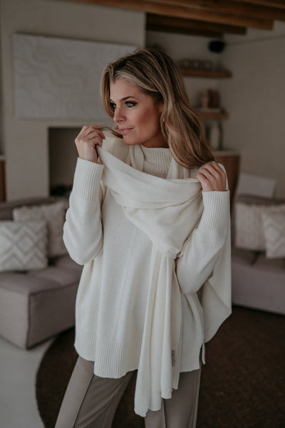 Nedio scarf I Ecru - Wild Souls by JV® - Scarfs