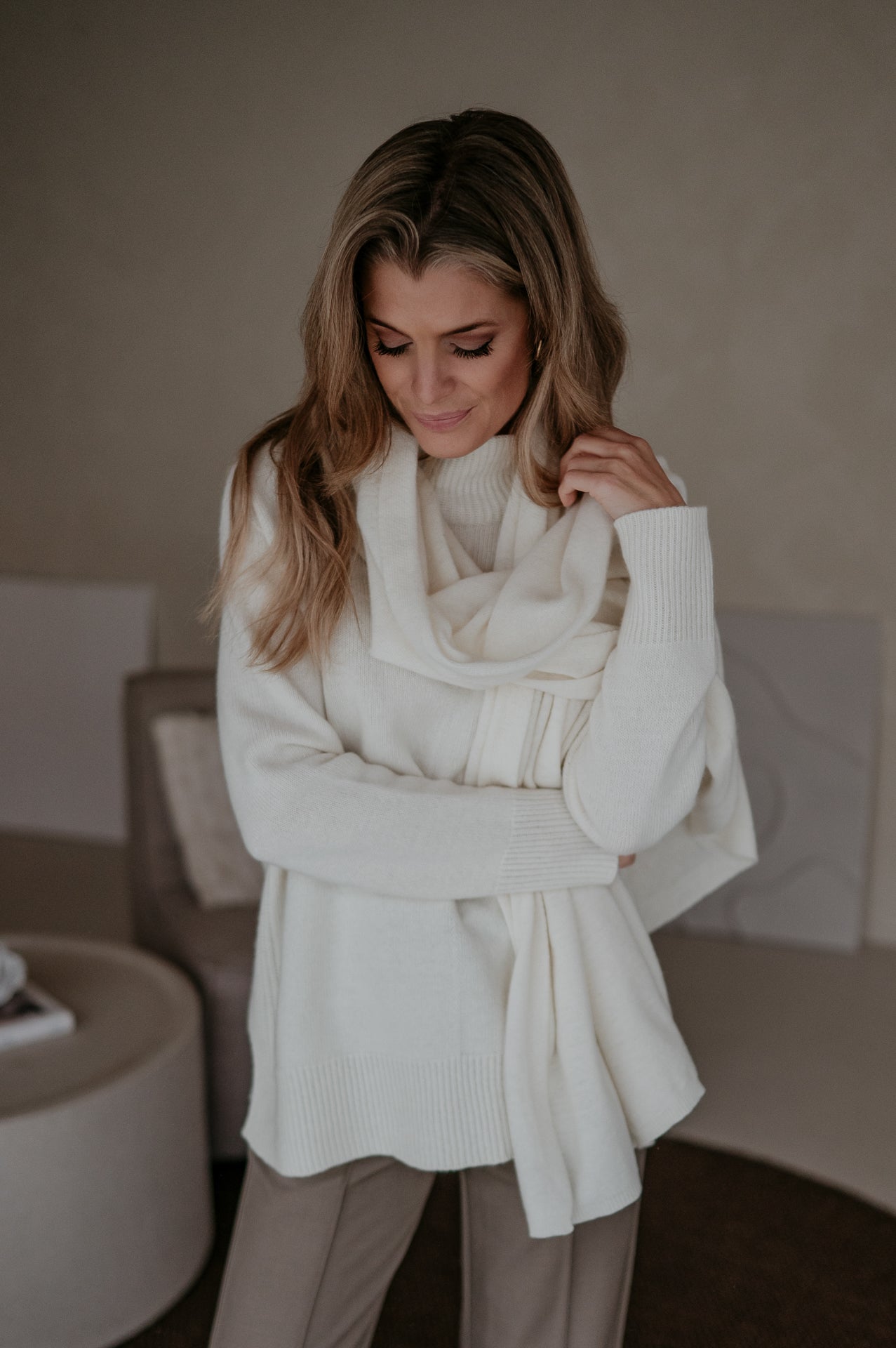 Nedio scarf I Ecru - Wild Souls by JV® - Scarfs