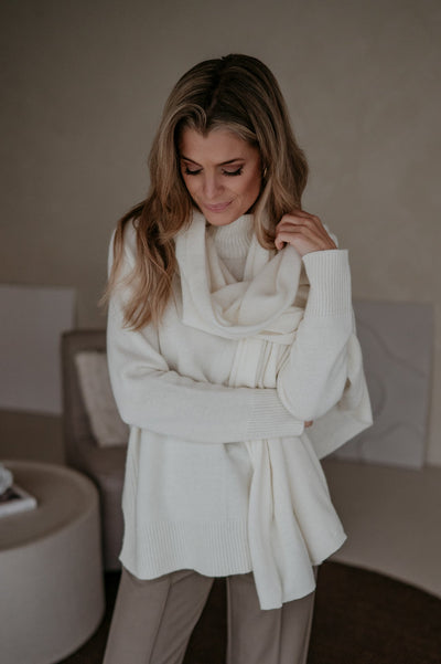 Nedio scarf I Ecru - Wild Souls by JV® - Scarfs