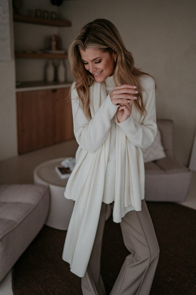 Nedio scarf I Ecru - Wild Souls by JV® - Scarfs