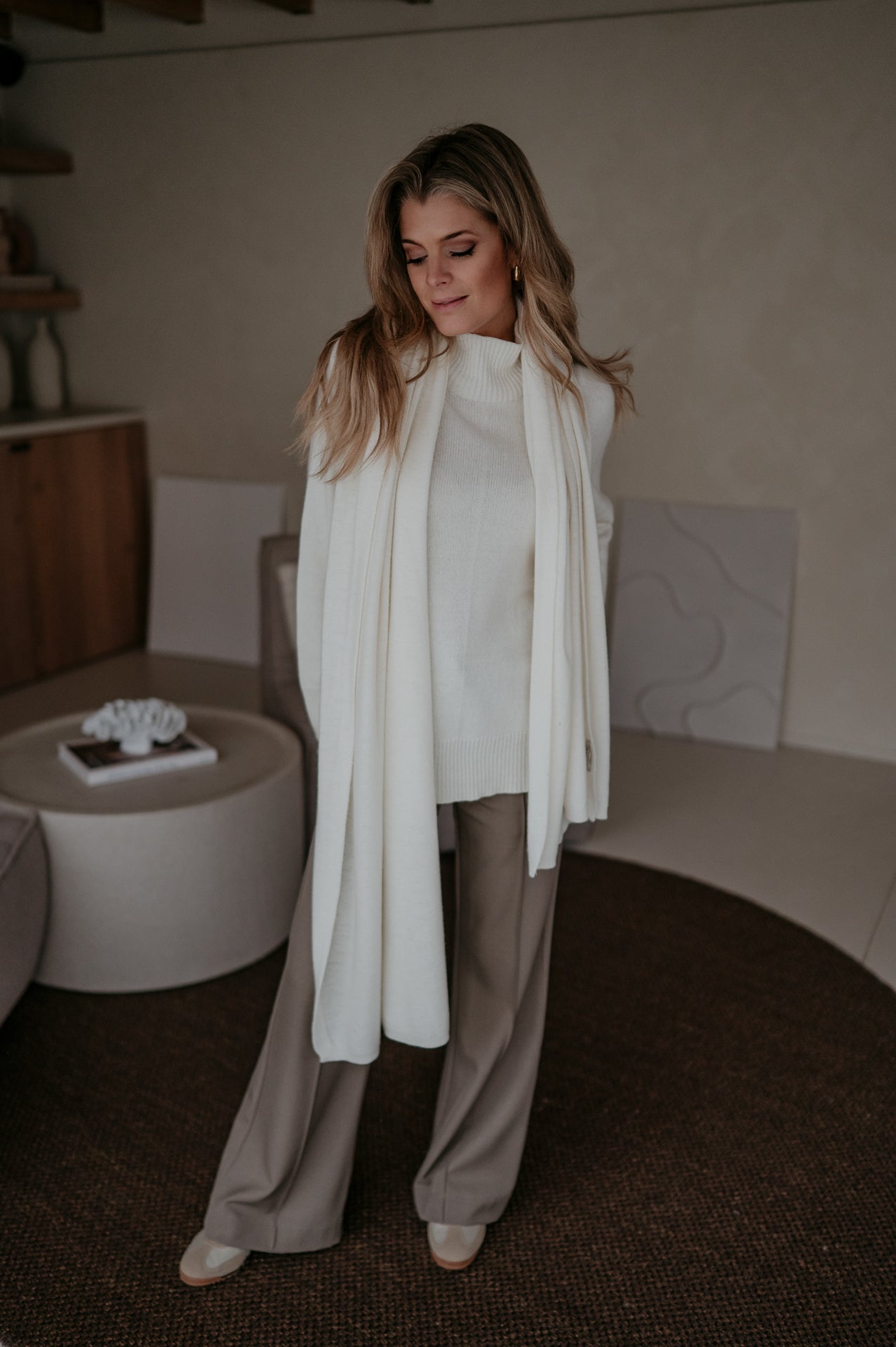 Nedio scarf I Ecru - Wild Souls by JV® - Scarfs