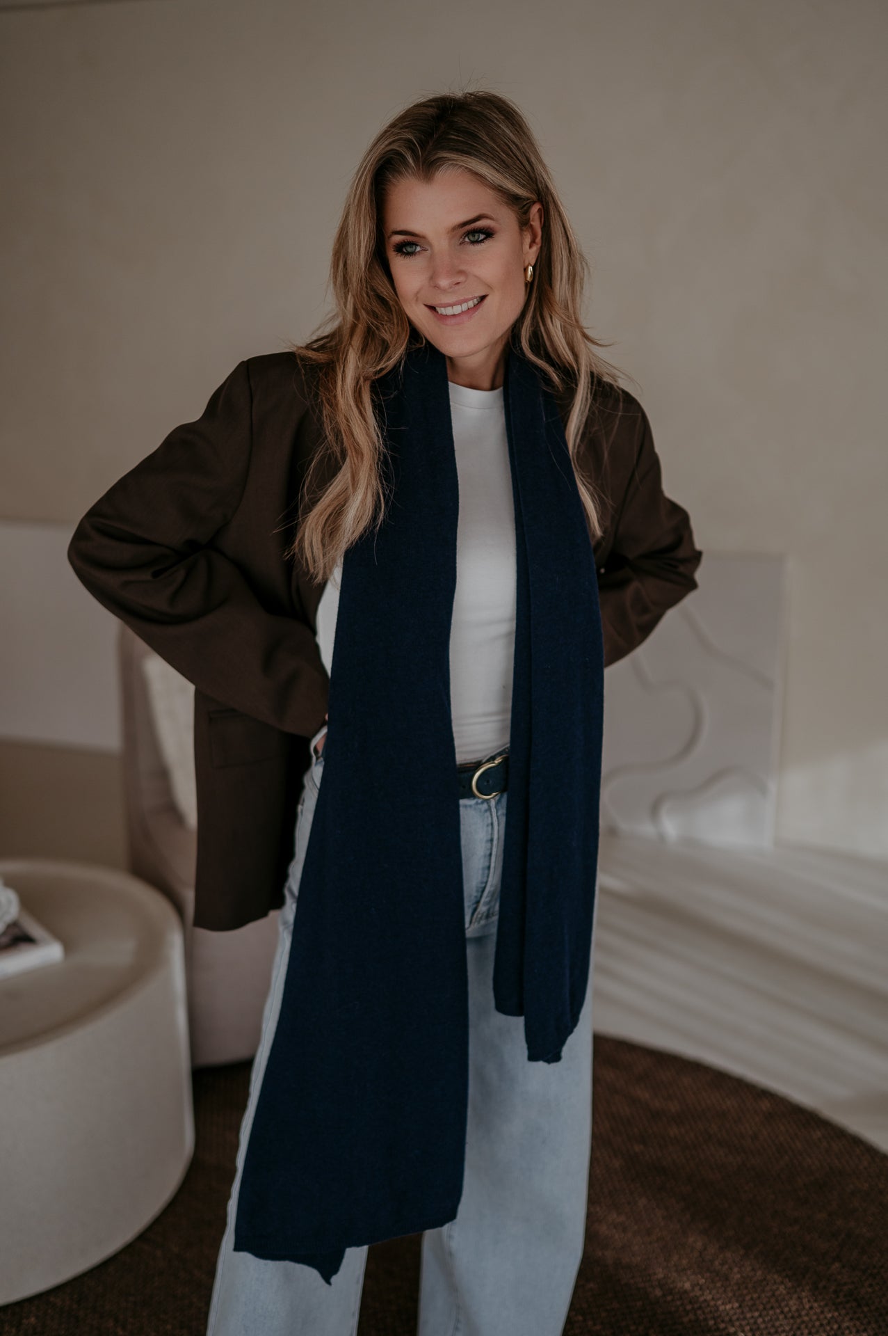 Nedio scarf I Navy Blue - Wild Souls by JV® - Scarfs