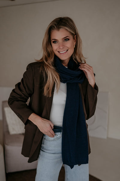 Nedio scarf I Navy Blue - Wild Souls by JV® - Scarfs