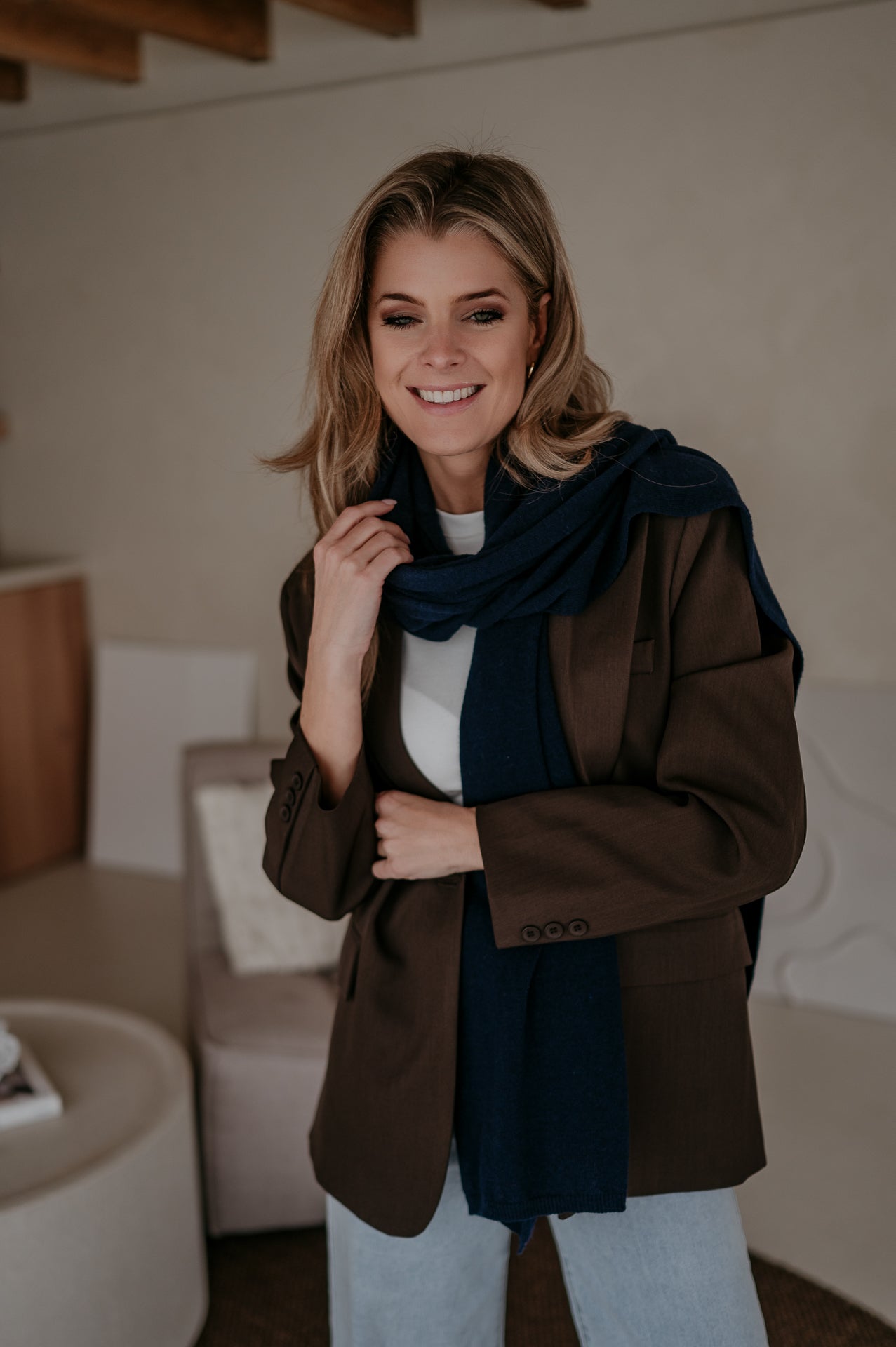 Nedio scarf I Navy Blue - Wild Souls by JV® - Scarfs