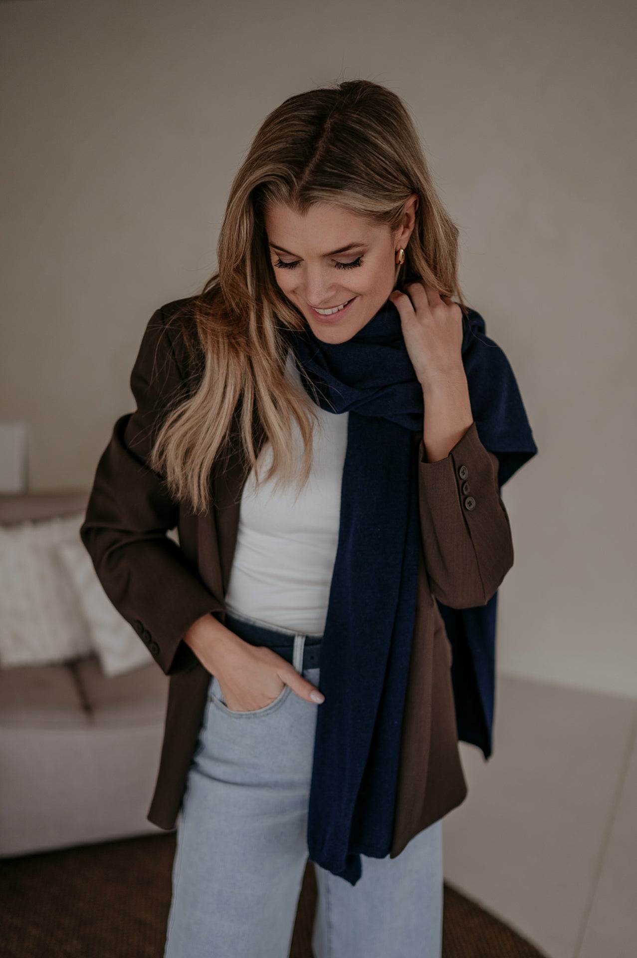 Nedio scarf I Navy Blue - Wild Souls by JV® - Scarfs