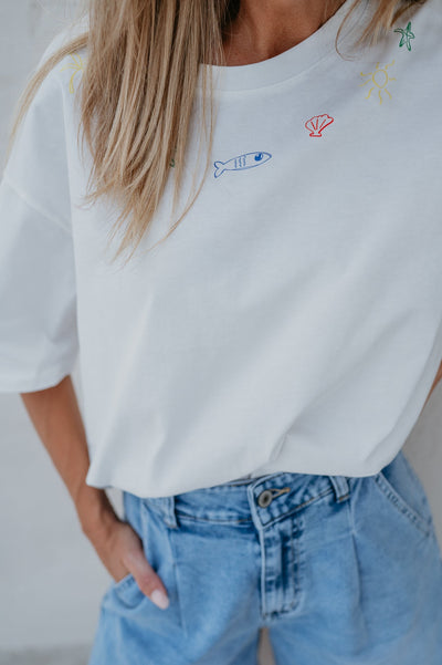 Notte t-shirt I White - Wild Souls by JV® - T-shirts