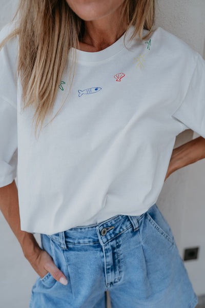 Notte t-shirt I White - Wild Souls by JV® - T-shirts