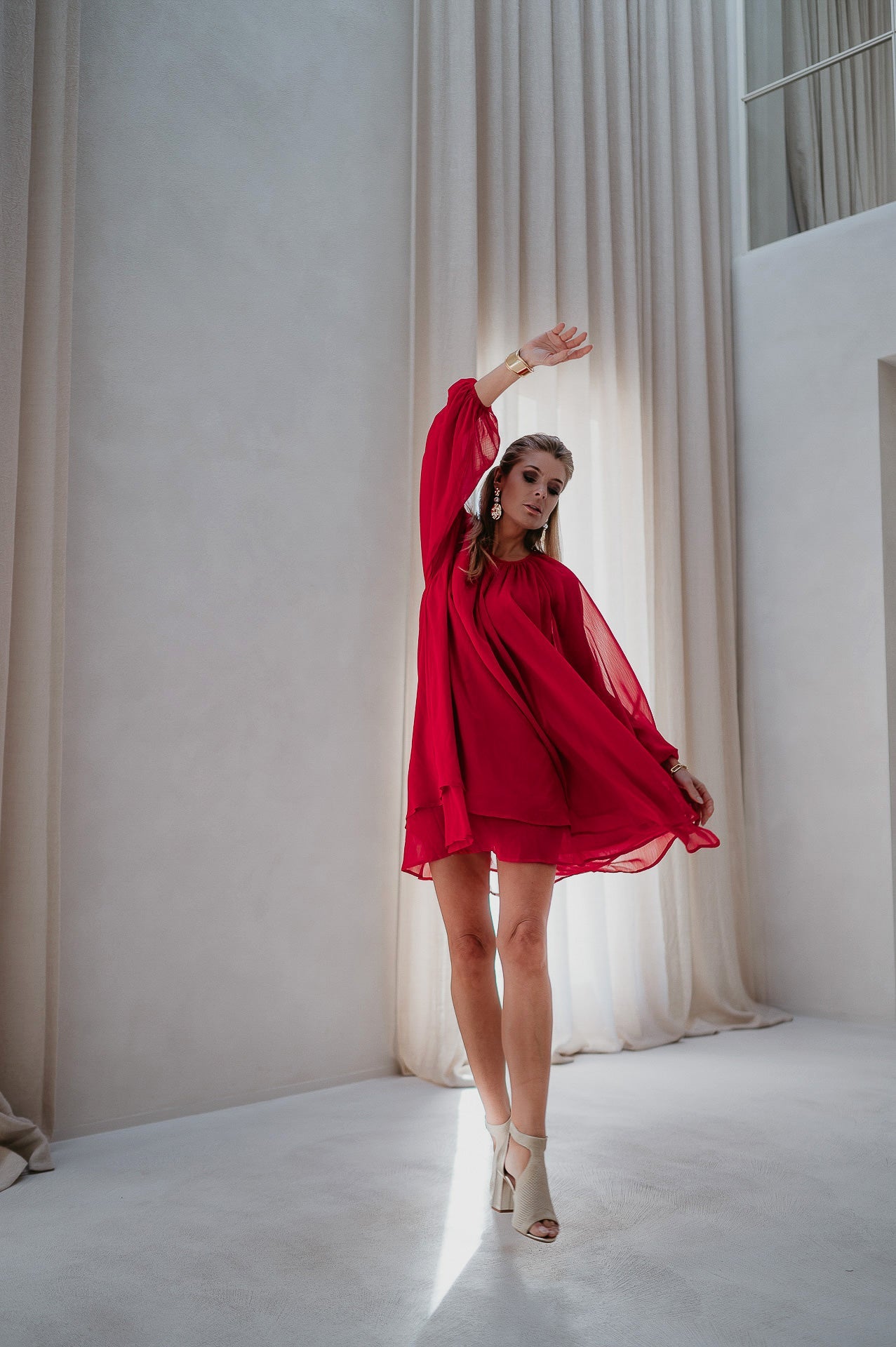 Novella dress I Red - Wild Souls by JV® - Dresses