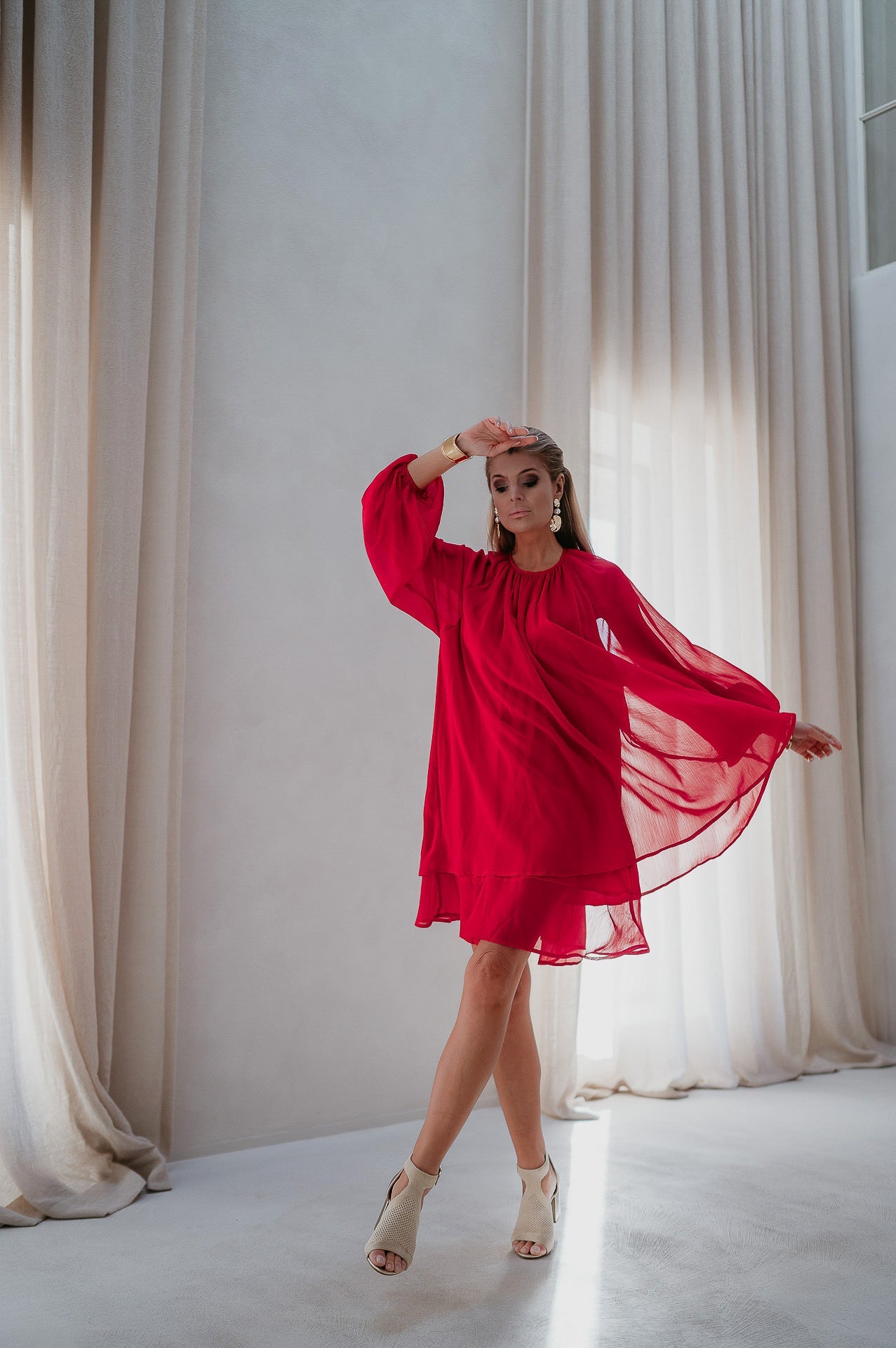 Novella dress I Red - Wild Souls by JV® - Dresses