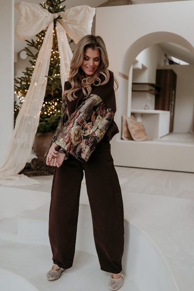 Occeli sweater I Chocolate Brown - Wild Souls by JV® - Sweaters