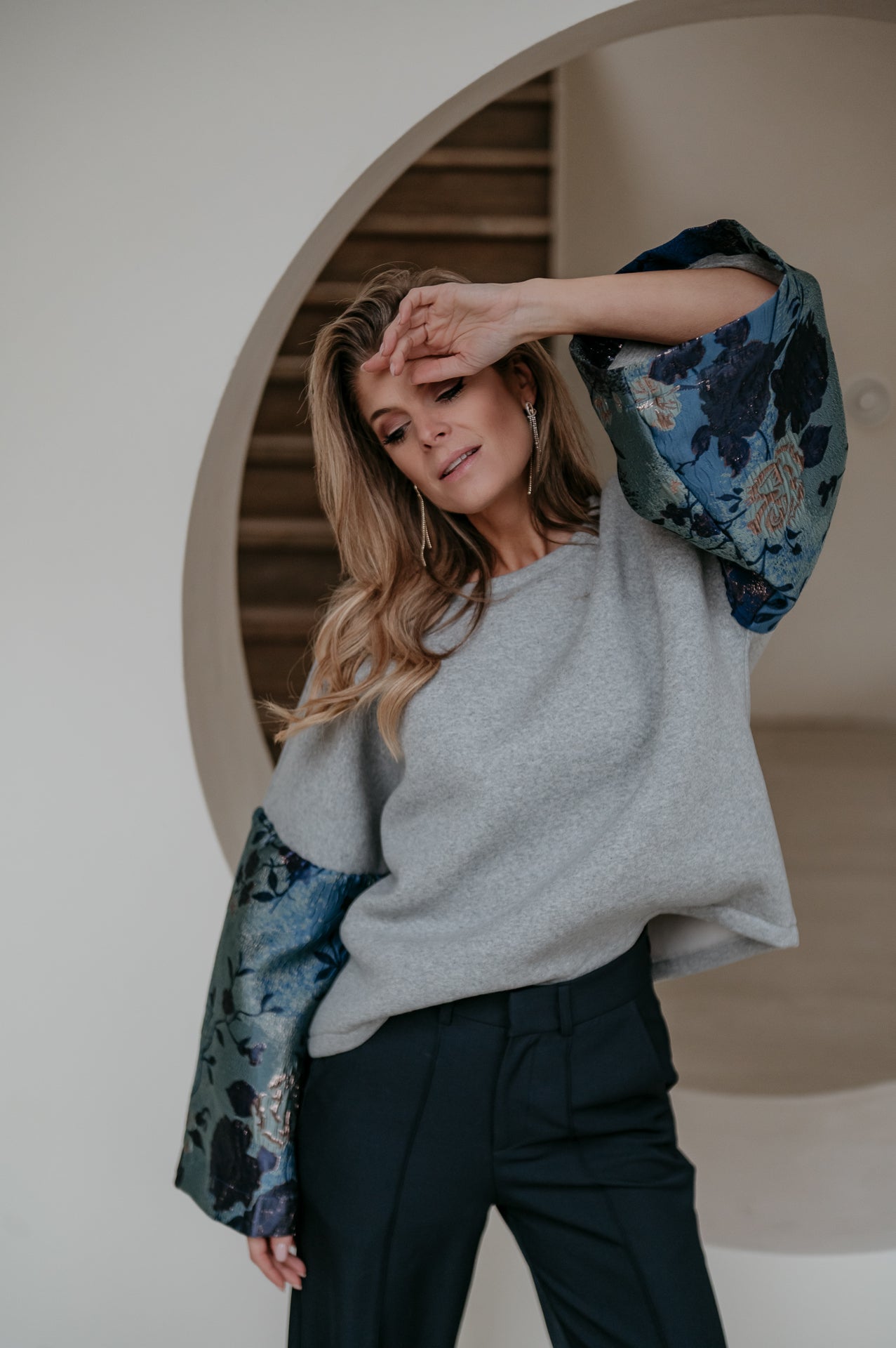 Occeli sweater I Grey Blue - Wild Souls by JV® - Sweaters