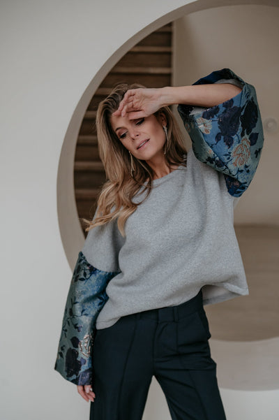 Occeli sweater I Grey Blue - Wild Souls by JV® - Sweaters