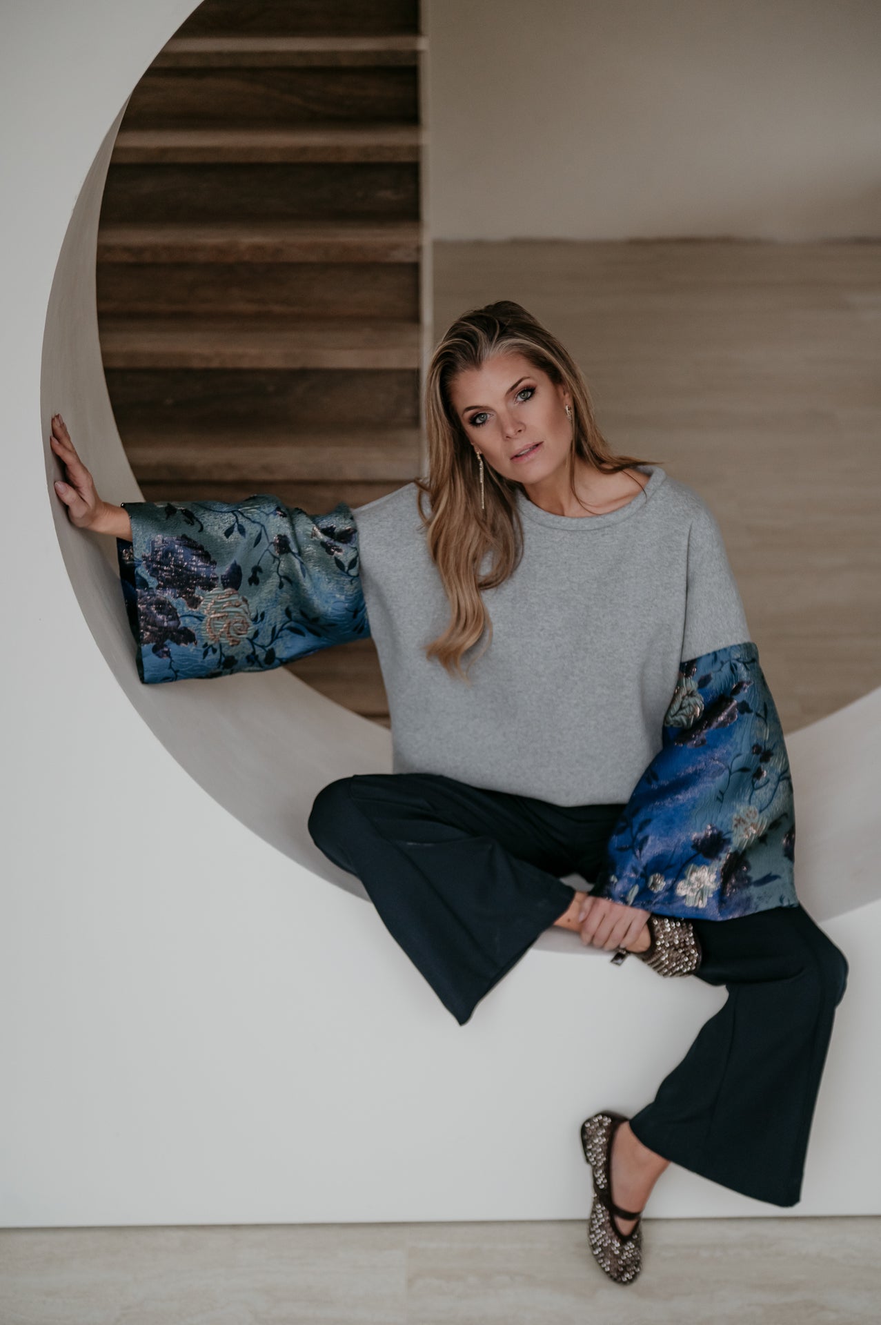 Occeli sweater I Grey Blue - Wild Souls by JV® - Sweaters