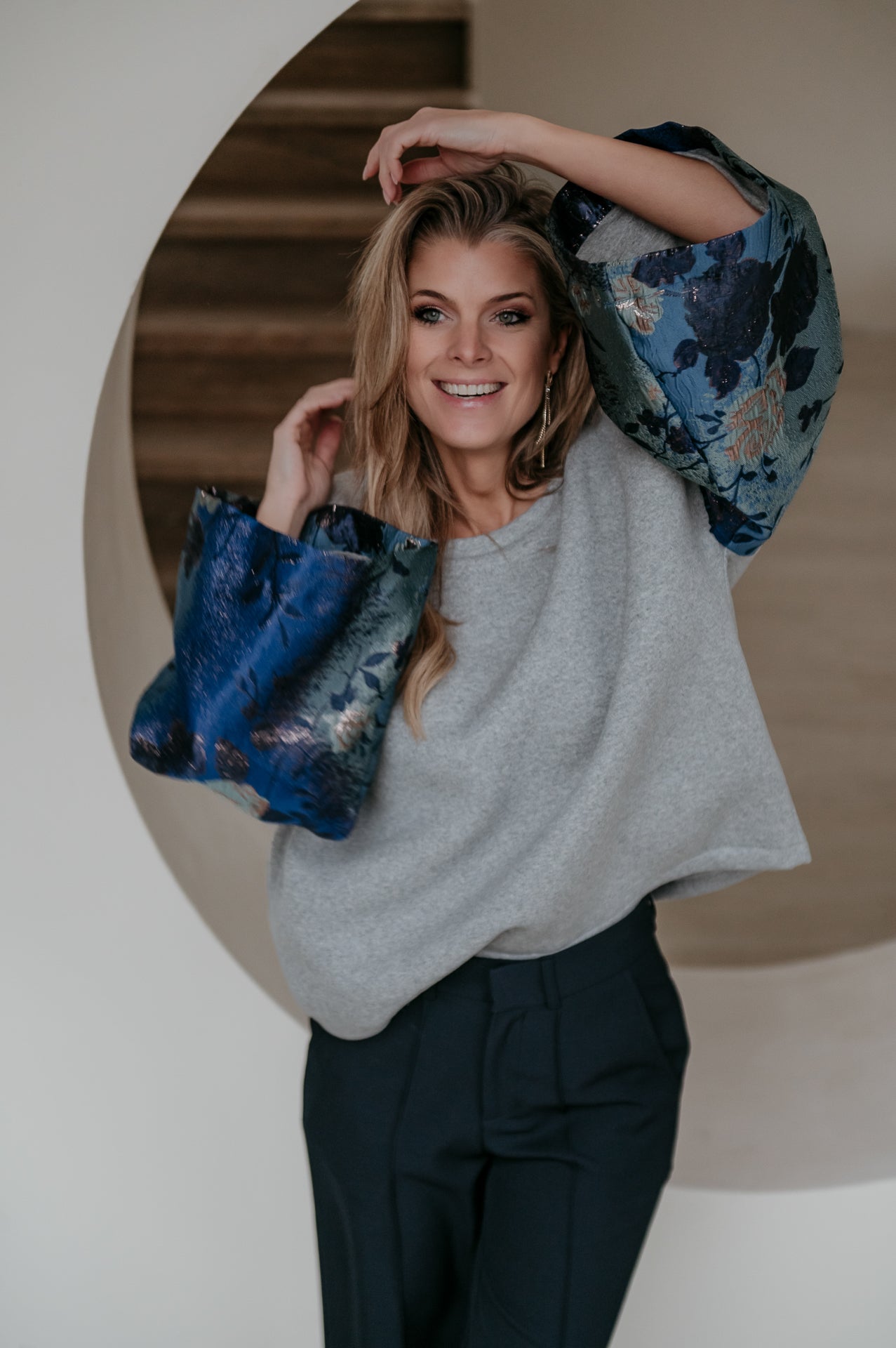 Occeli sweater I Grey Blue - Wild Souls by JV® - Sweaters